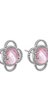 Broqueles Mujer Plata 925 Rose Mop Cristal - Tanya Moss