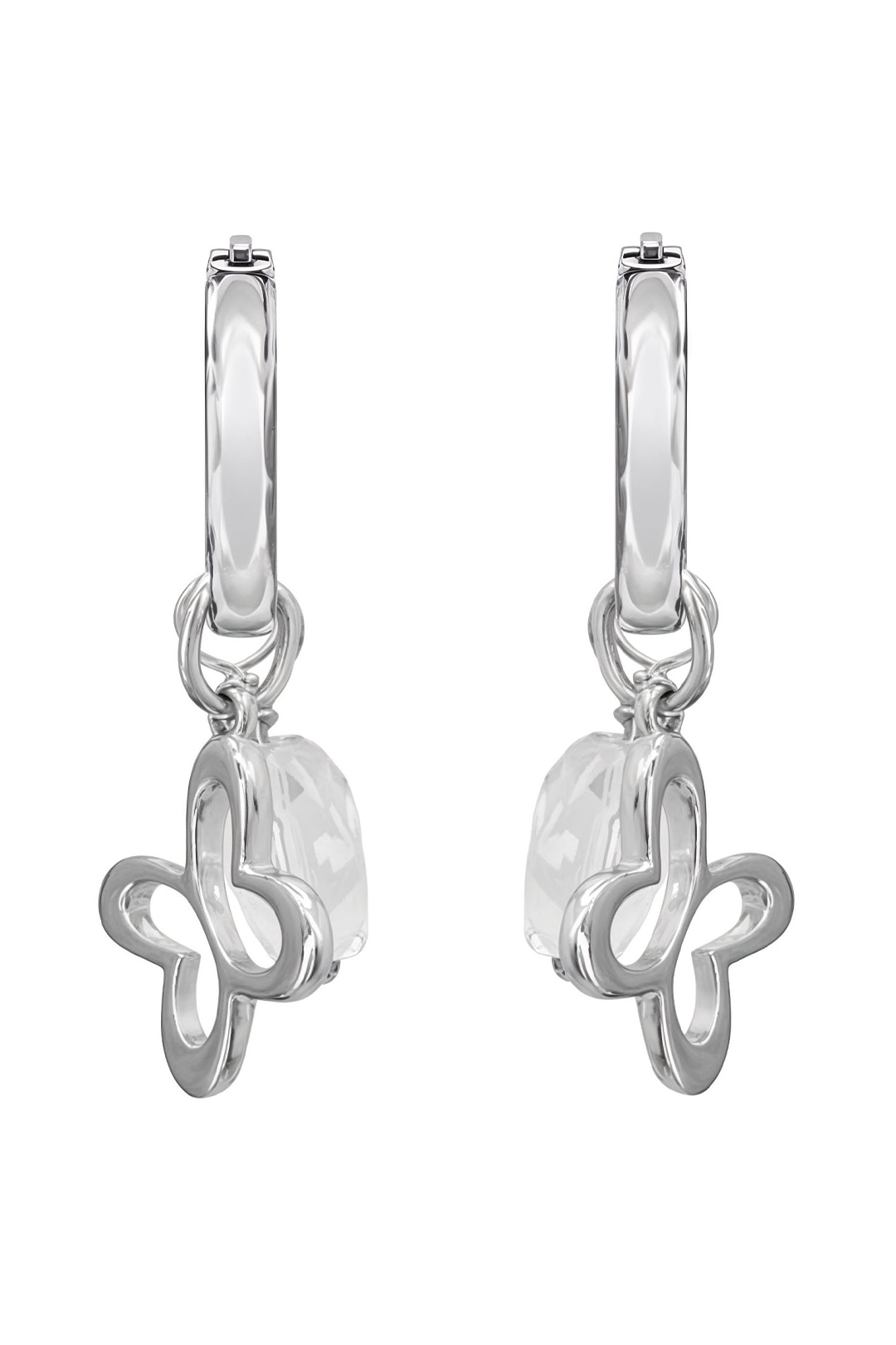Arracadas Esenciales Mariposa Cristal