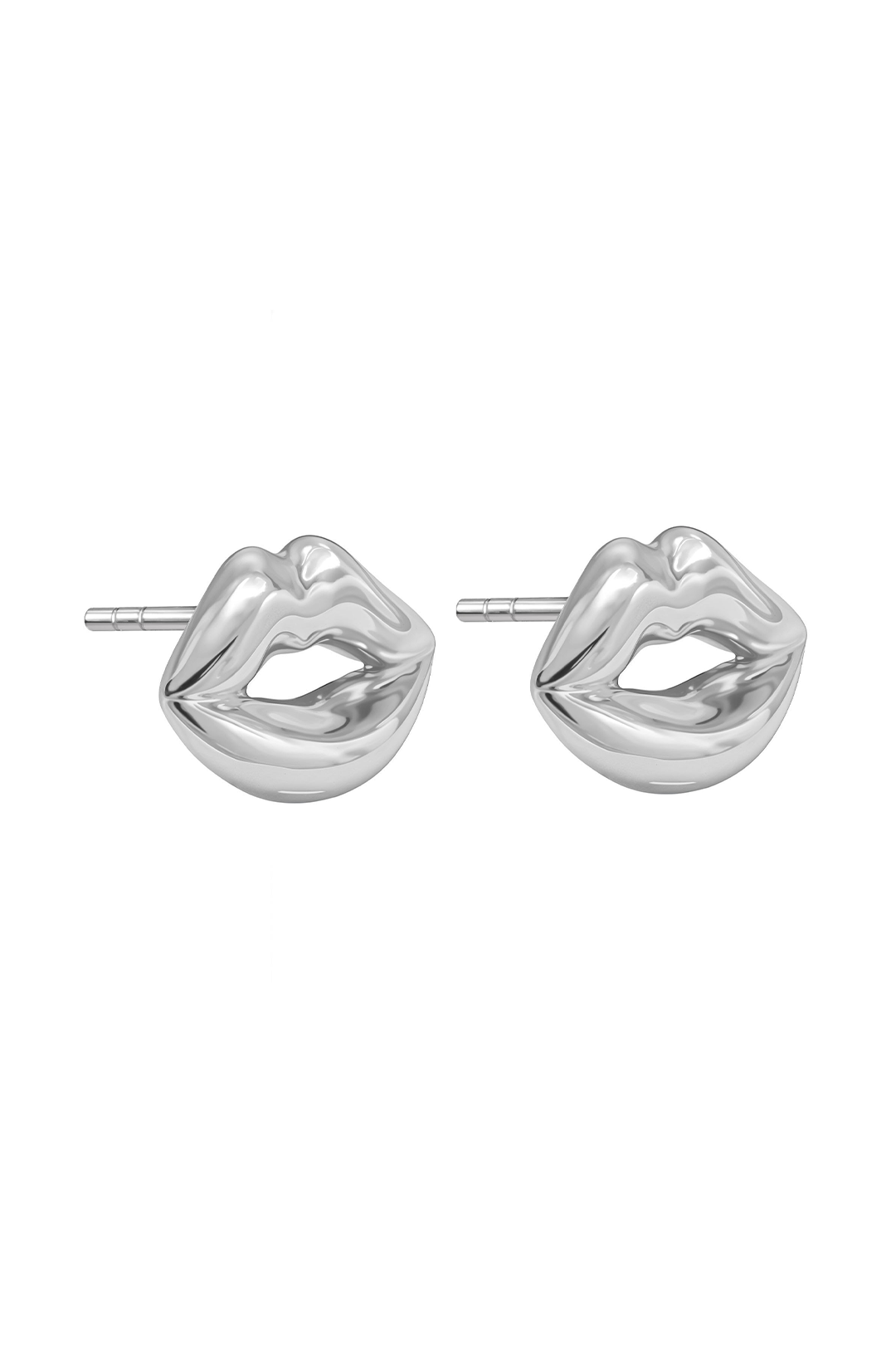 Broqueles Mujer Plata 925 Ecos Labios