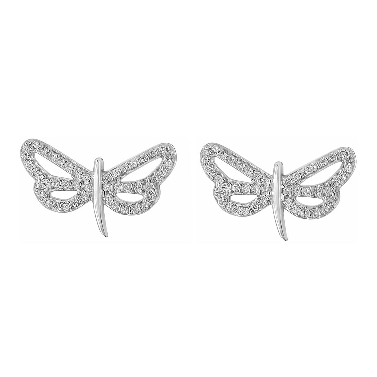 Aretes Libelulas Con Circonias