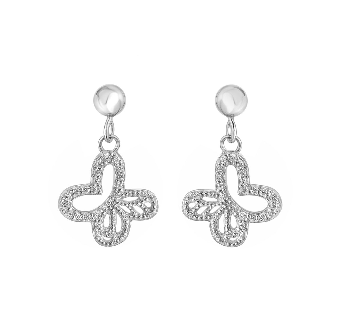 Aretes Monarca Con Circonias