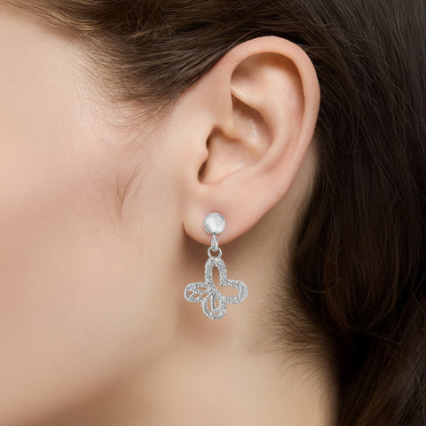 Aretes Monarca Con Circonias