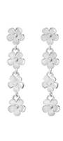 Aretes Plata 925 Linda 4 Flores - Tanya Moss