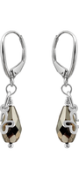 Aretes Plata 925 Mini Mariposa Mariposa con Pirita
