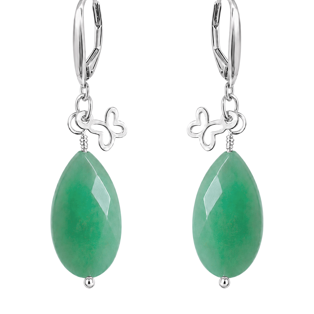 Aretes Mariposa Mini Aventurina