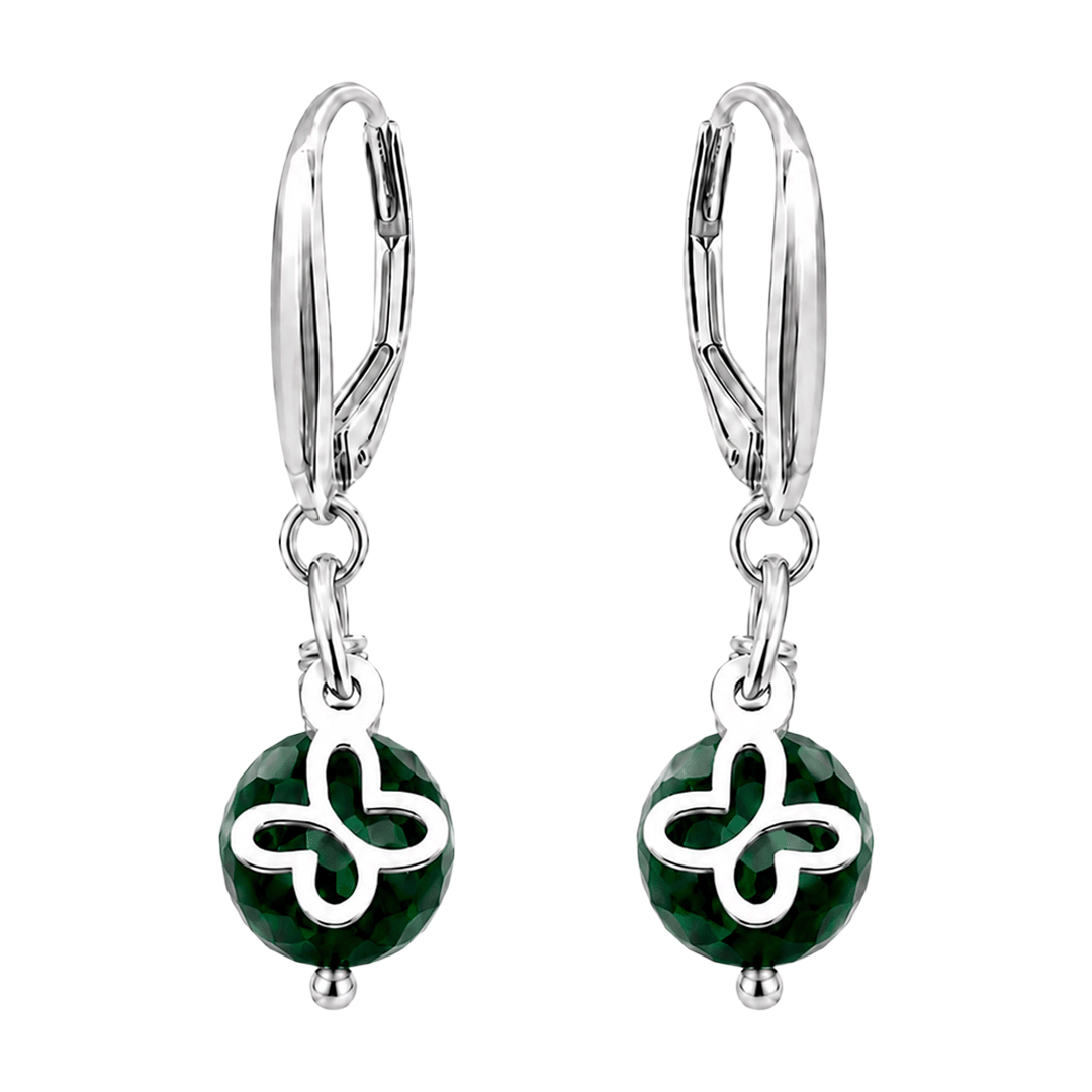 Aretes Mariposa Mini Jade Africano