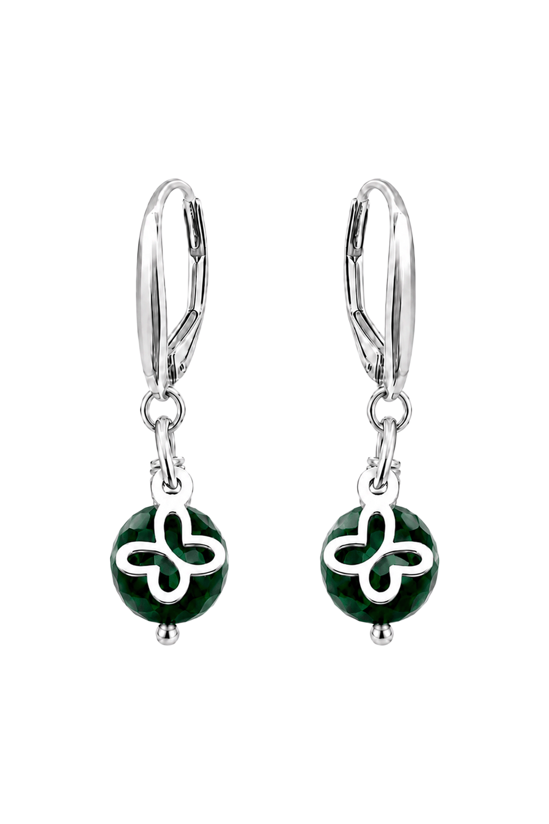 Aretes Mariposa Mini Jade Africano
