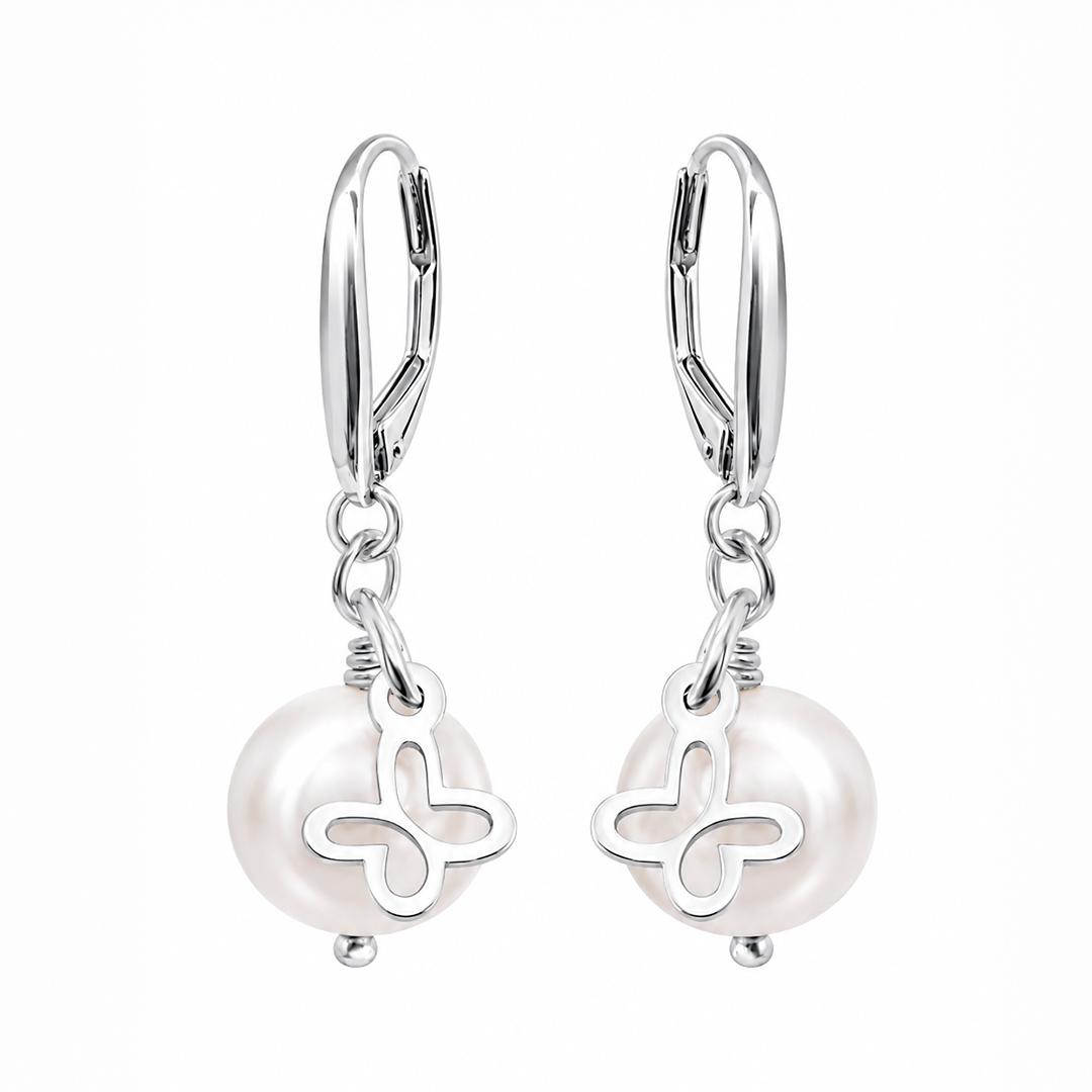 Aretes Mariposa Mini Perla Mix