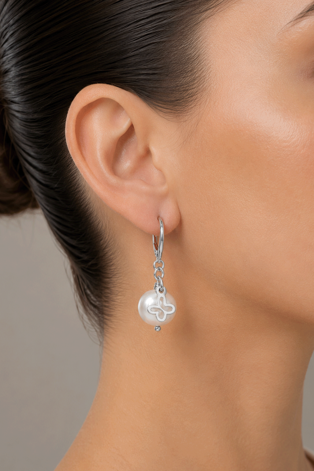 Aretes Mariposa Mini Perla Mix