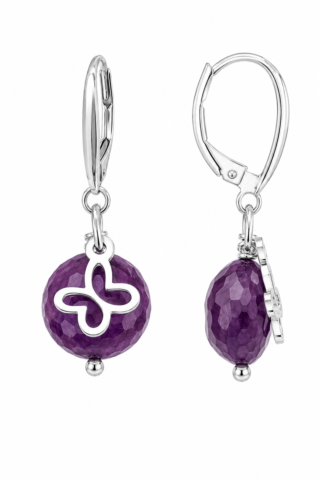 Aretes Mariposa Mini Lepidolita
