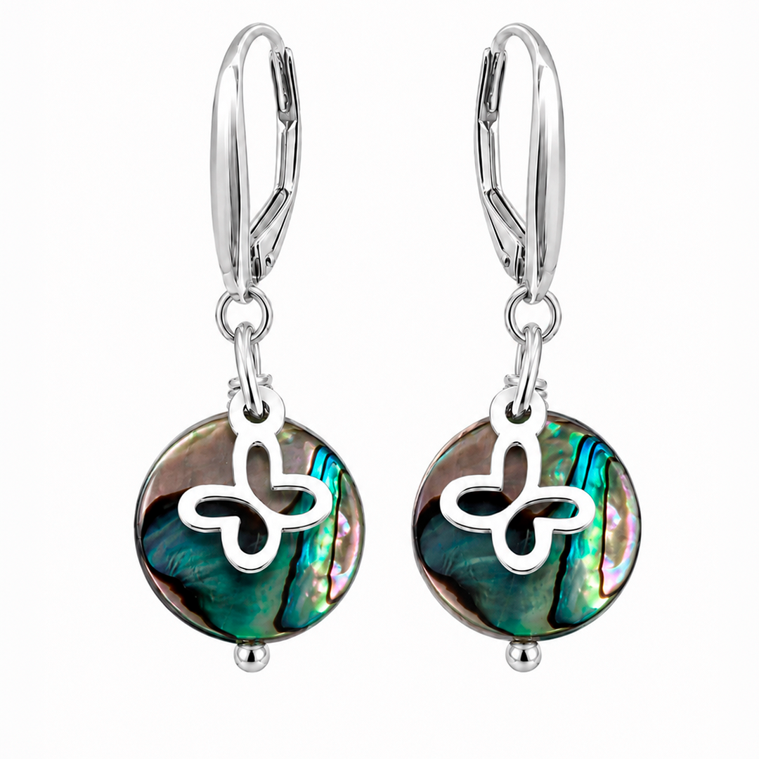 Aretes Mariposa Mini Abulón
