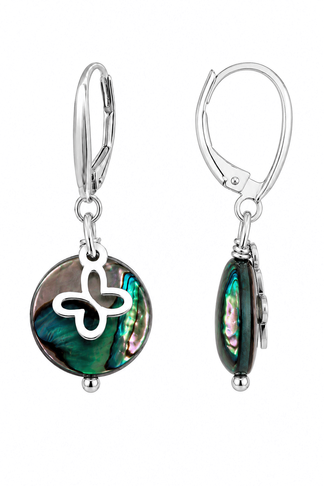 Aretes Mariposa Mini Abulón