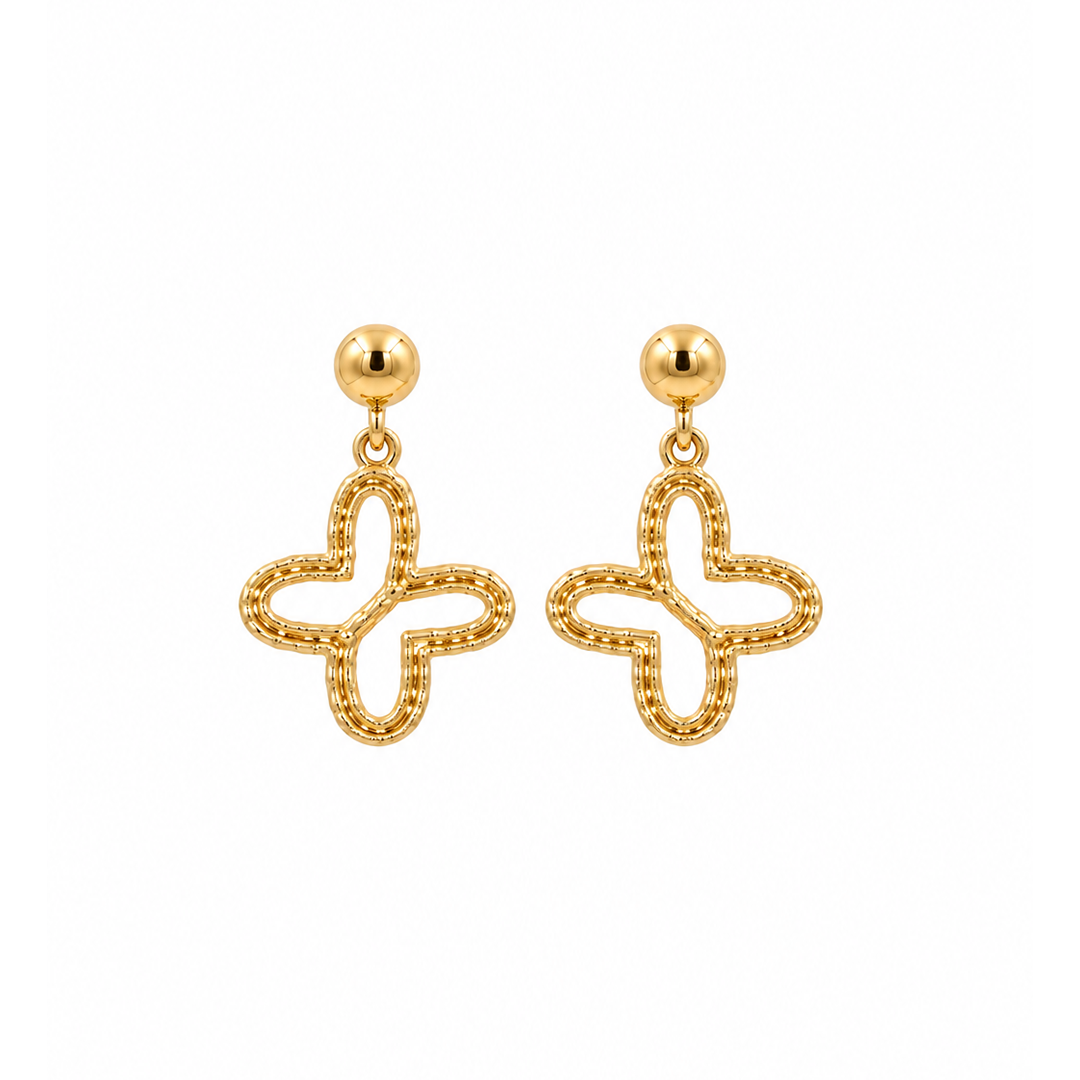Aretes Icónica Mariposa Estrella