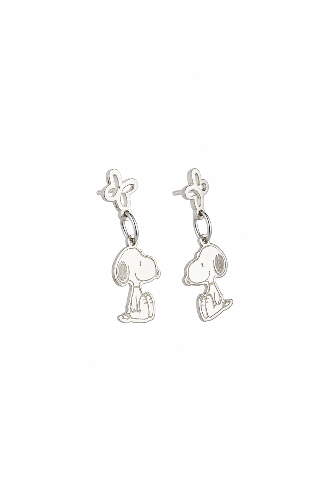 Aretes Snoopy Plata
