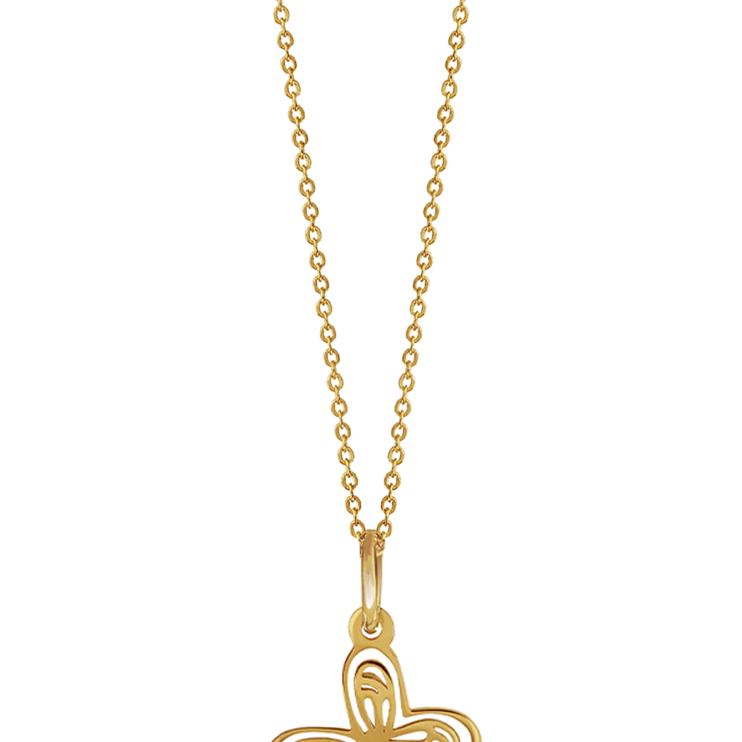 Dije Mujer Oro 14K Oro Aurora Mariposa