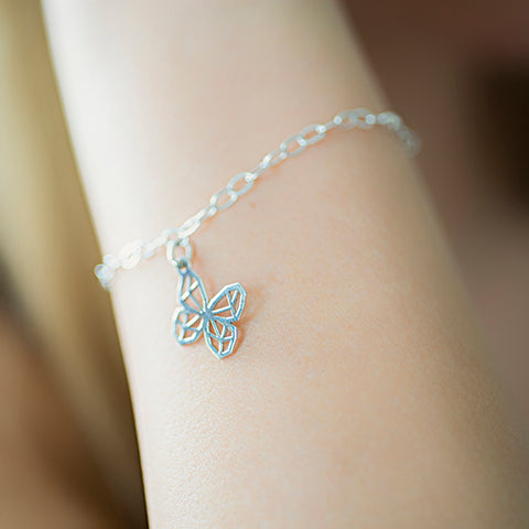 Pulsera Mujer Plata 925 Origami Mariposa Anamora por Tanya Moss - Tanya Moss