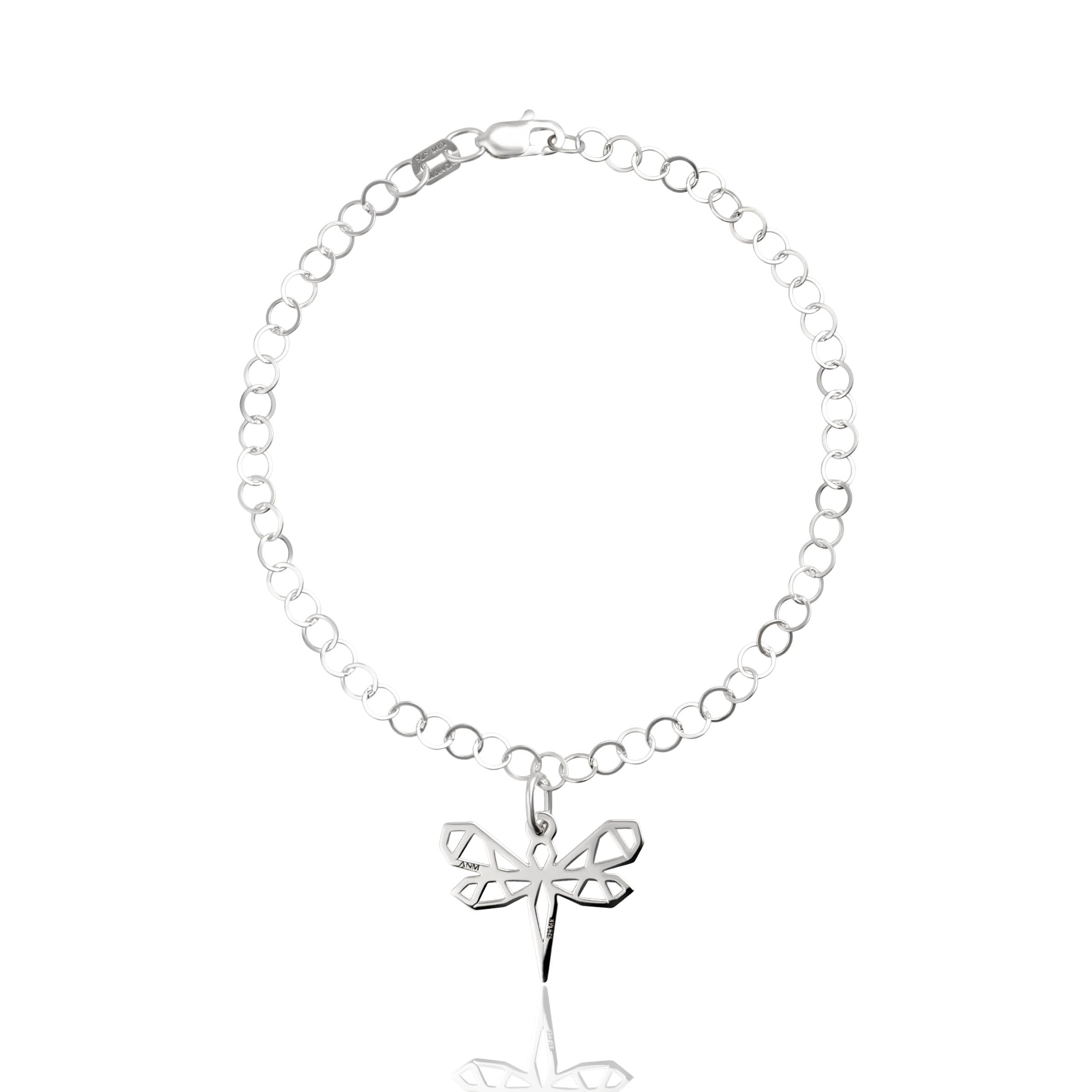 Pulsera Mujer Plata 925 Origami Libelula Anamora por Tanya Moss - Tanya Moss