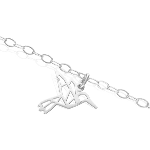 Pulsera Mujer Plata 925 Origami Colibr’ Anamora por Tanya Moss - Tanya Moss