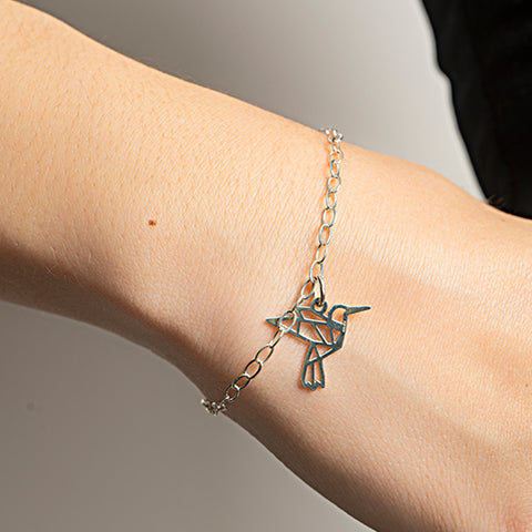 Pulsera Mujer Plata 925 Origami Colibr’ Anamora por Tanya Moss - Tanya Moss