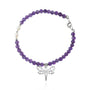 Pulsera Mujer Plata 925 Origami Libelula Amatista Anamora por Tanya Moss - Tanya Moss
