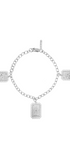 Pulsera Mujer Plata 925 Loteria Luna Estrella Pajaro Anamora por Tanya Moss - Tanya Moss