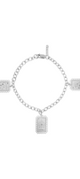 Pulsera Mujer Plata 925 Loteria Luna Estrella Pajaro Anamora por Tanya Moss - Tanya Moss