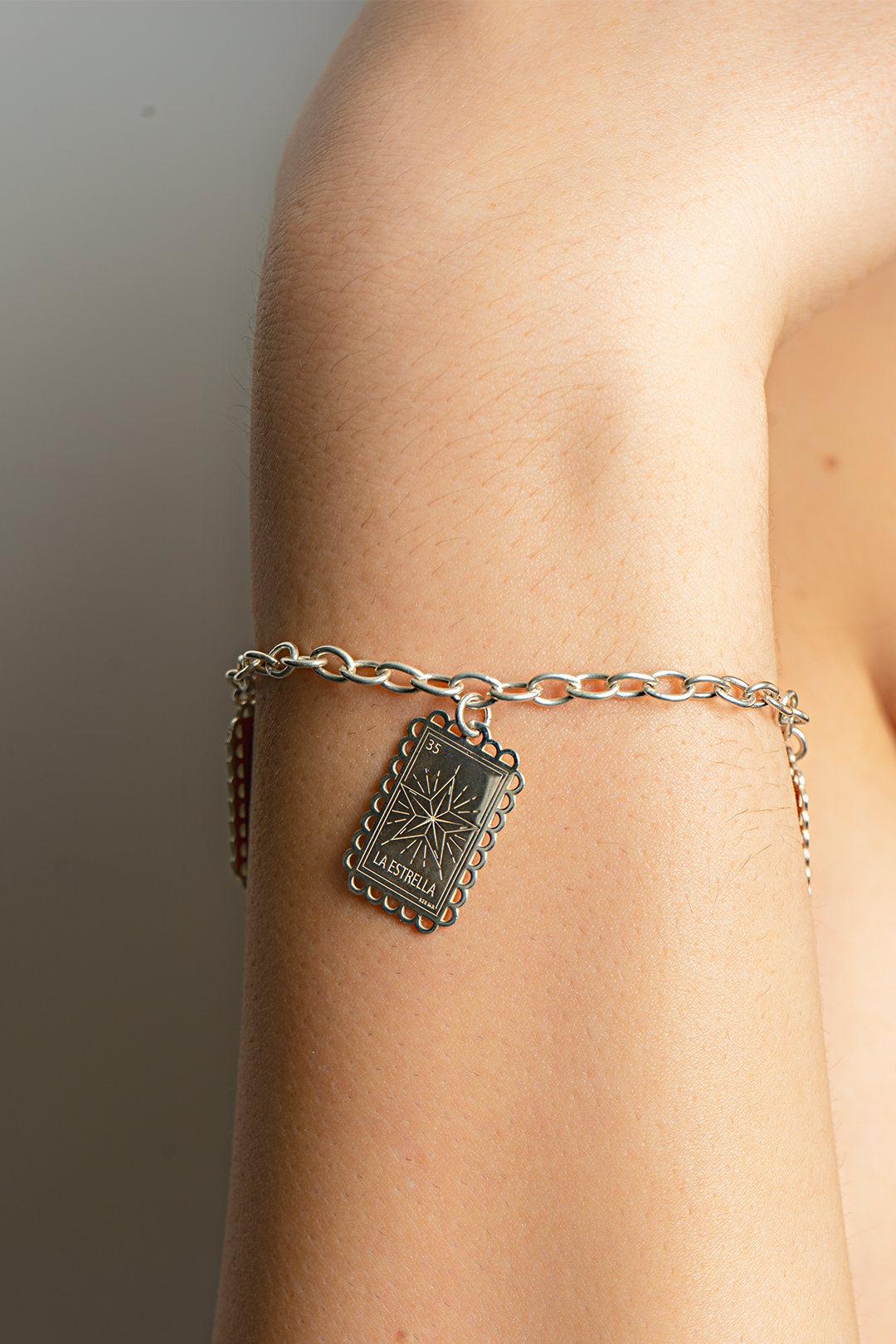 Pulsera Mujer Plata 925 Loteria Luna Estrella Pajaro Anamora por Tanya Moss - Tanya Moss