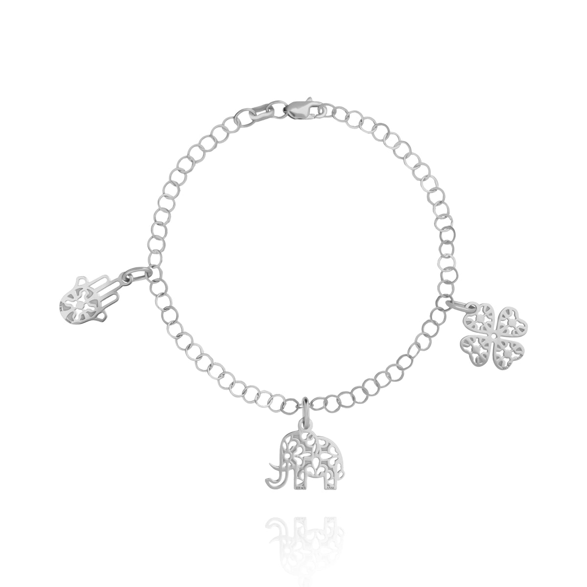 Pulsera Mujer Plata 925 Amuletos Charms Anamora por Tanya Moss