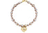 Pulsera de perlas mix mamá con charm de baño de oro Anamora por Tanya Moss - Tanya Moss