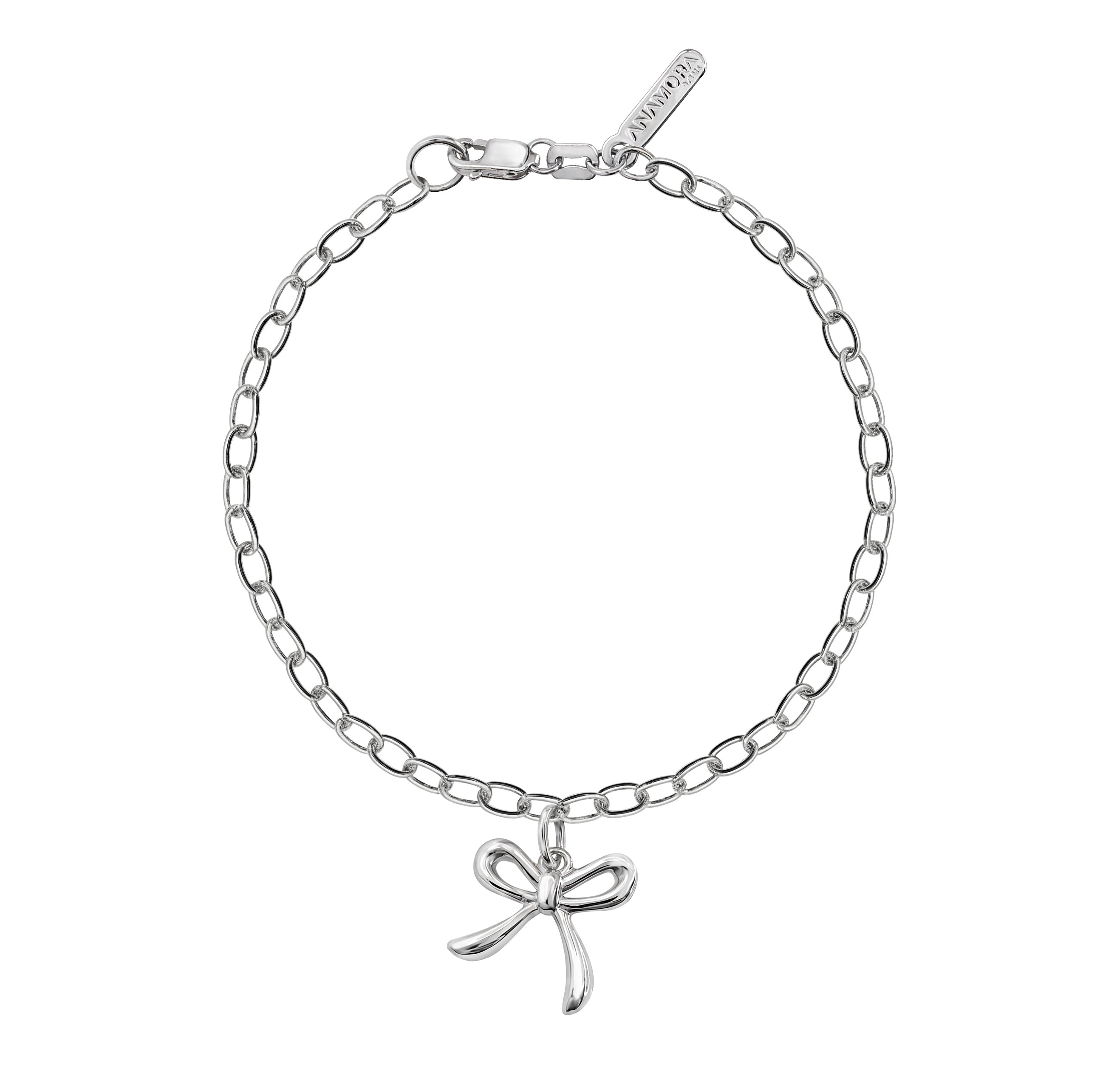 Pulsera Mujer Plata 925 Garabatos Moño Anamora por Tanya Moss