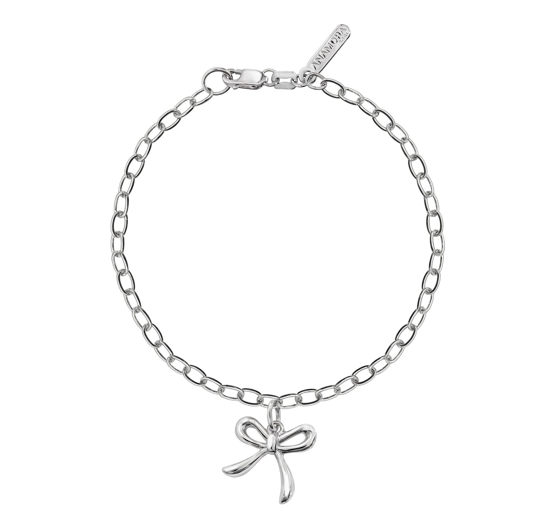 Pulsera Mujer Plata 925 Garabatos Moño Anamora por Tanya Moss