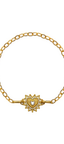 Pulsera Coraz¢n Ardiente Con Circonias - Tanya Moss