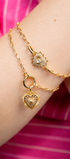 Pulsera Coraz¢n Ardiente Con Circonias - Tanya Moss