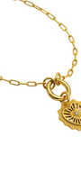 Pulsera Eterna Corazón Ardiente Charm Circonia Dorada Anamora por Tanya Moss - Tanya Moss
