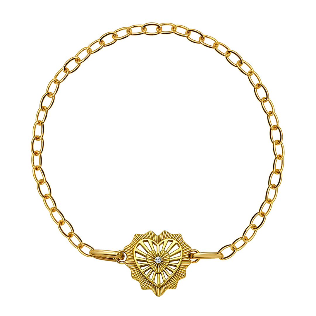 Pulsera Eterna Corazón Ardiente Circonia Anamora por Tanya Moss - Tanya Moss