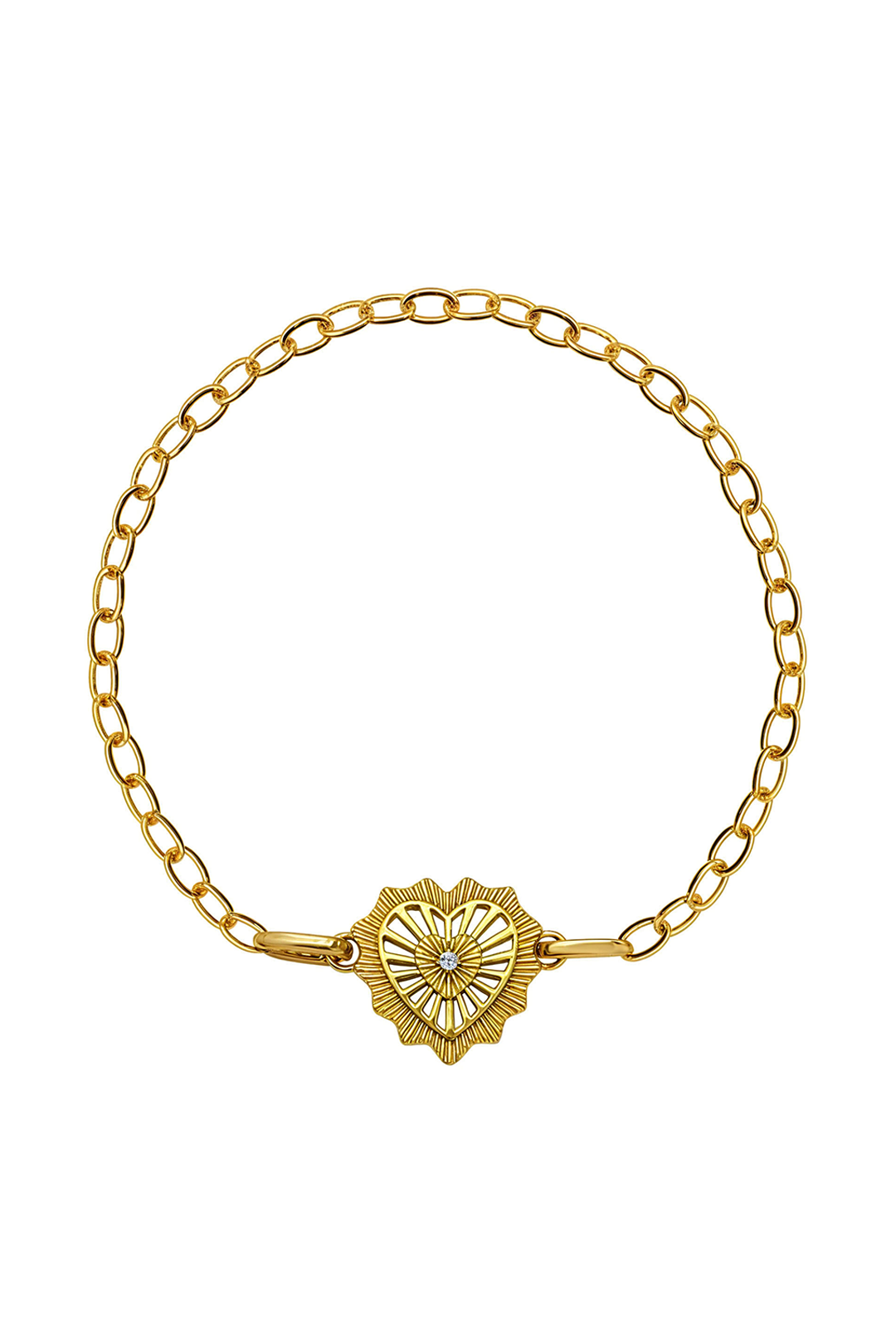 Pulsera Eterna Corazón Ardiente Circonia Anamora por Tanya Moss - Tanya Moss