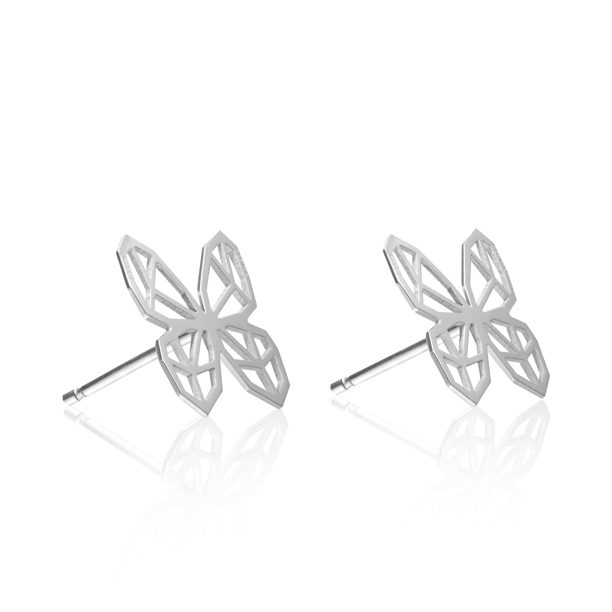 Aretes Mujer Plata 925 Origami Mariposa Anamora por Tanya Moss - Tanya Moss