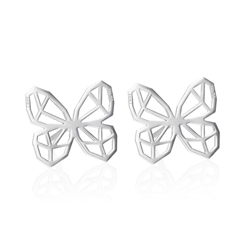 Aretes Mujer Plata 925 Origami Mariposa Anamora por Tanya Moss - Tanya Moss