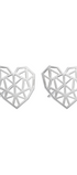 Aretes Mujer Plata 925 Origami Corazón Anamora por Tanya Moss - Tanya Moss