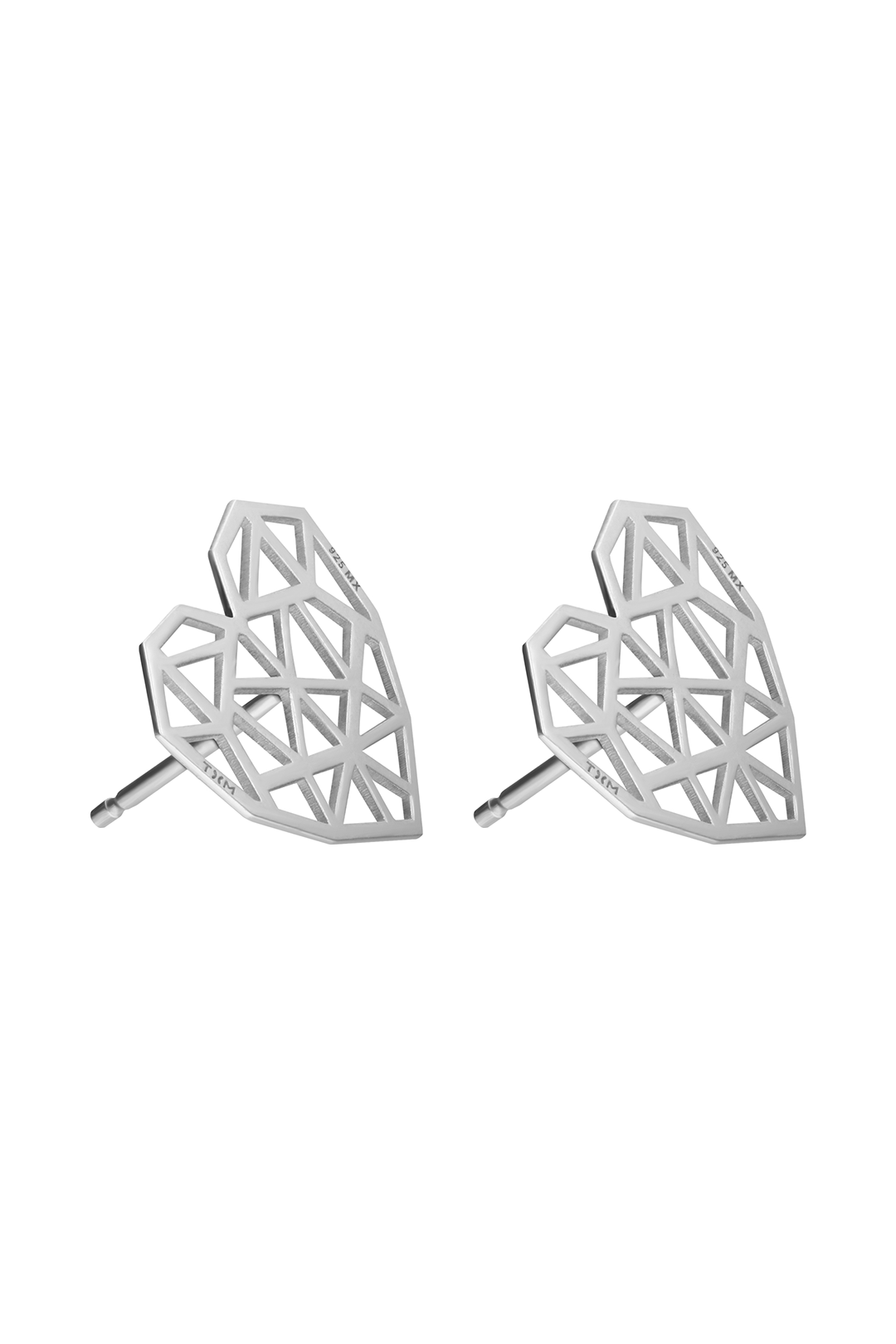 Aretes Mujer Plata 925 Origami Corazón Anamora por Tanya Moss - Tanya Moss