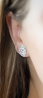 Aretes Mujer Plata 925 Origami Corazón Anamora por Tanya Moss - Tanya Moss
