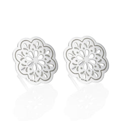 Broqueles Talavera Plata Anamora por Tanya Moss
