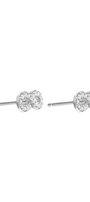 Broqueles Mujer Plata 925 Brillos Infinito Circonia Anamora por Tanya Moss - Tanya Moss