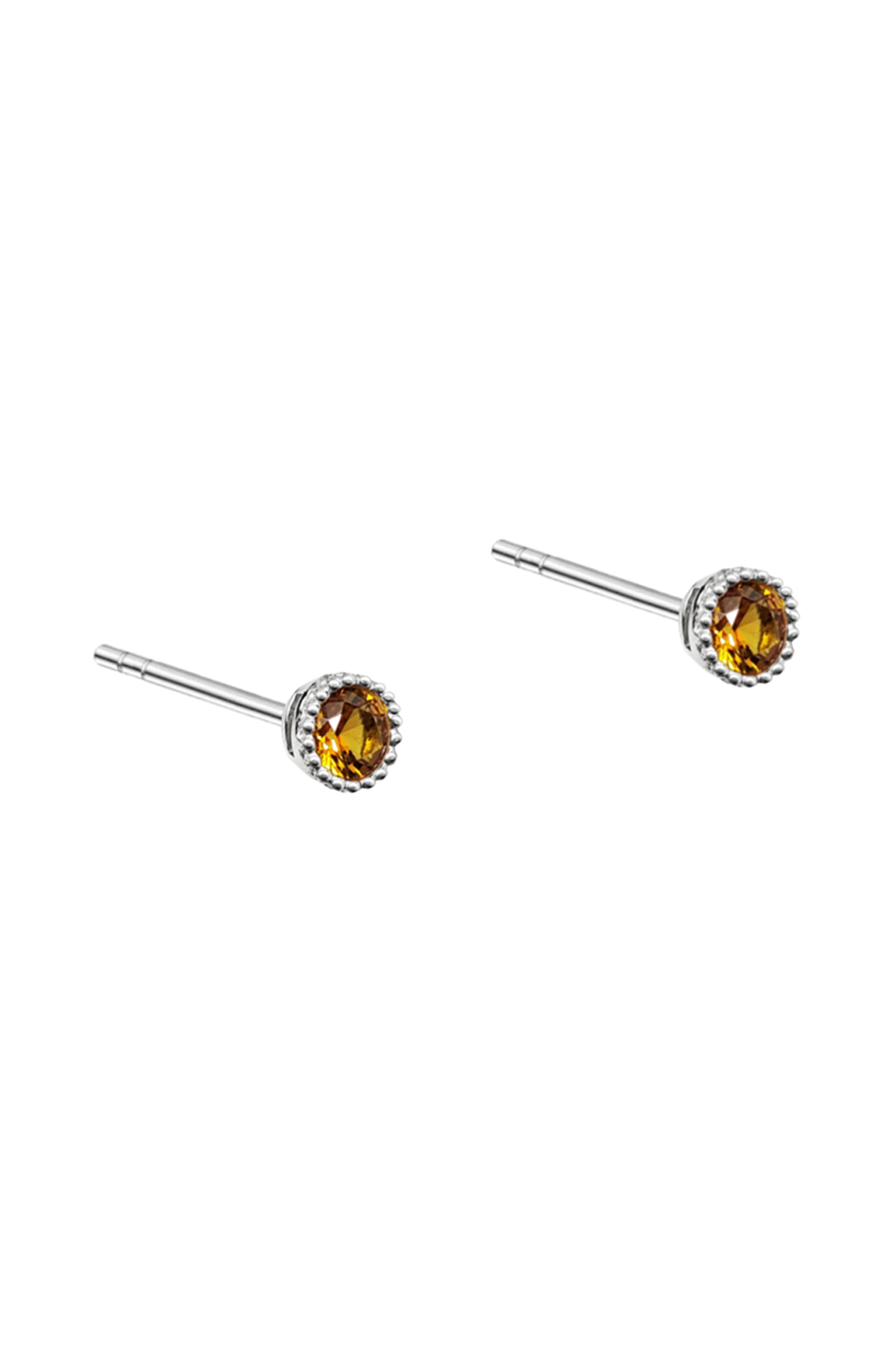 Aretes Mujer Plata 925  Flor Blanca Cristales Anamora por Tanya Moss - Tanya Moss