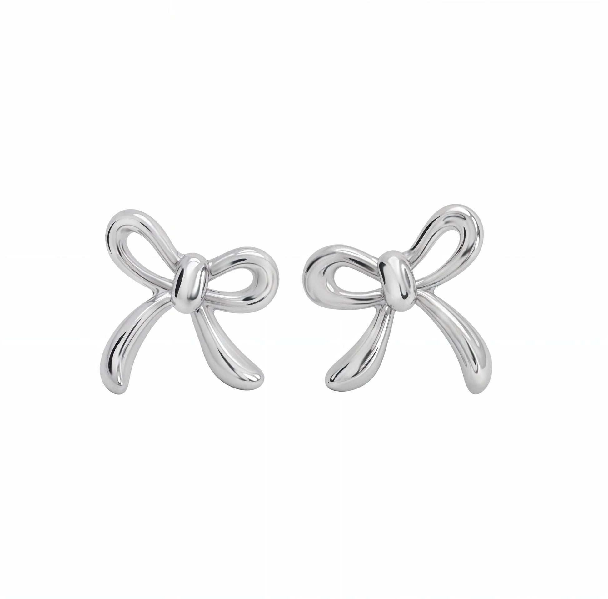 Broqueles Mujer Plata 925 Garabatos Moño Anamora por Tanya Moss - Tanya Moss