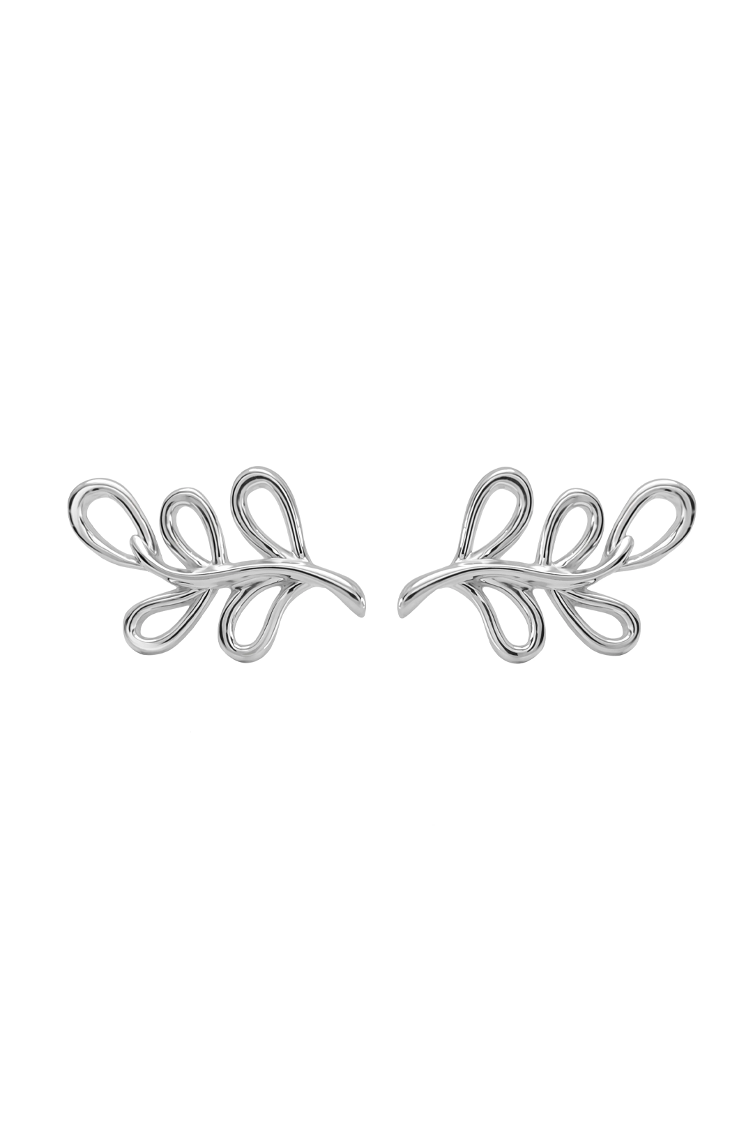 Broqueles Mujer Plata 925 Garabatos Rama Anamora por Tanya Moss