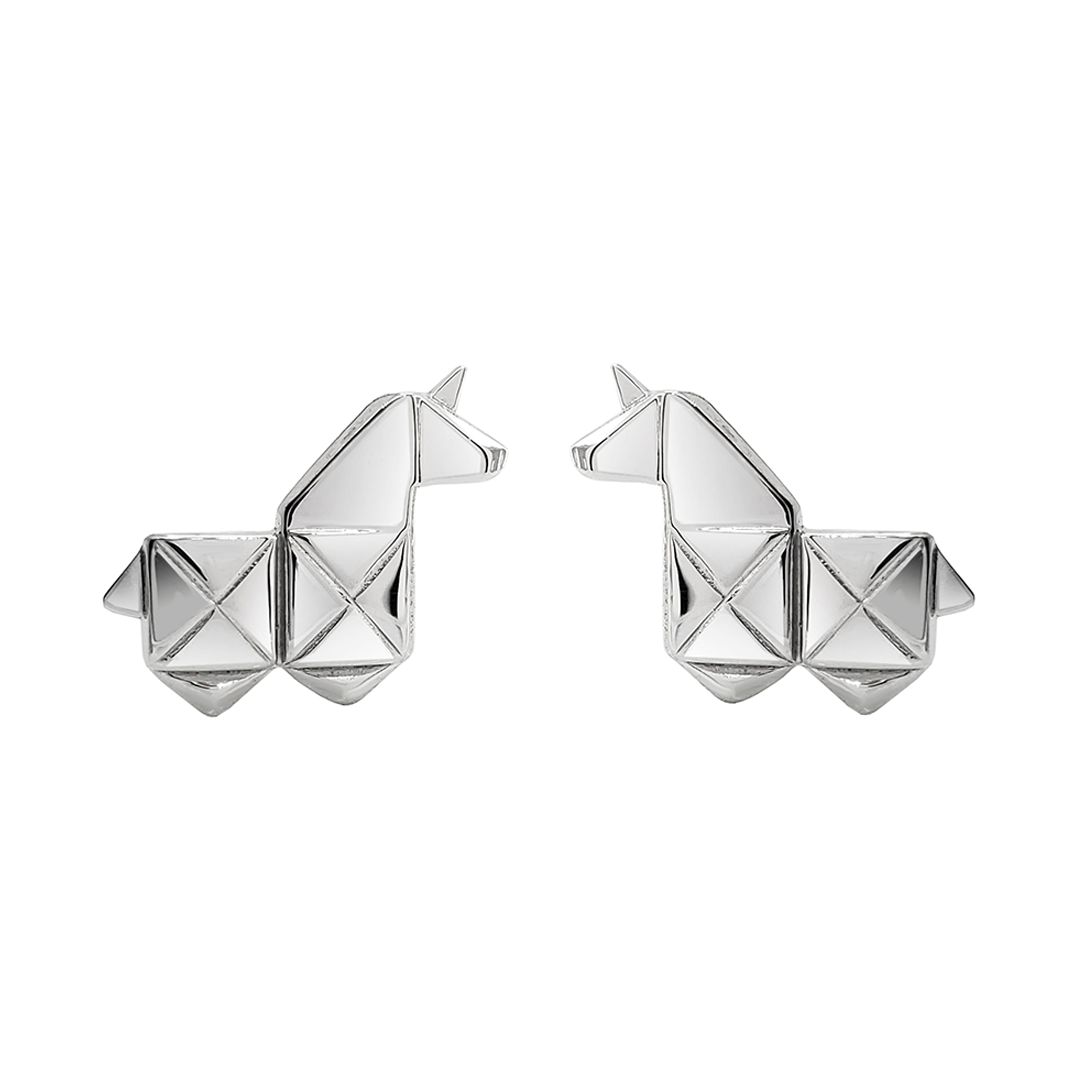 Broqueles Mujer Plata 925 Esenciales Unicornio Anamora por Tanya Moss