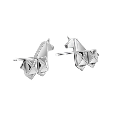 Broqueles Mujer Plata 925 Esenciales Unicornio Anamora por Tanya Moss