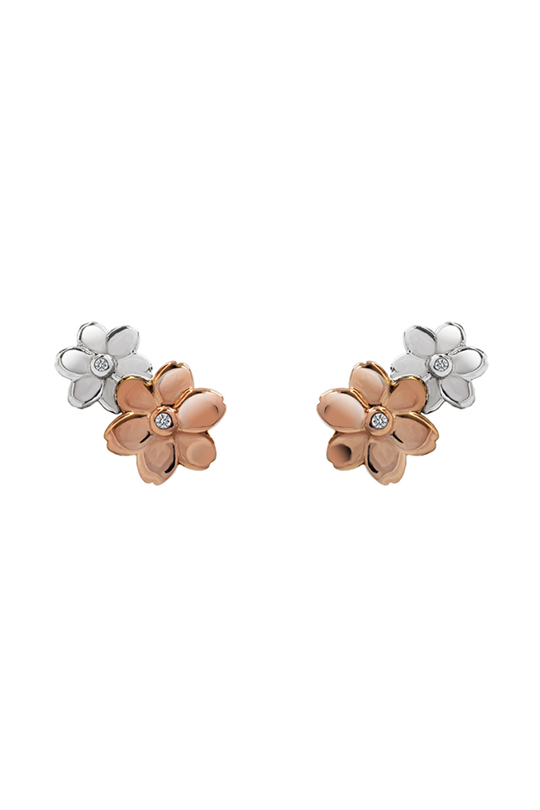 Broqueles Mujer Plata 925 Esenciales Flores Anamora por Tanya Moss