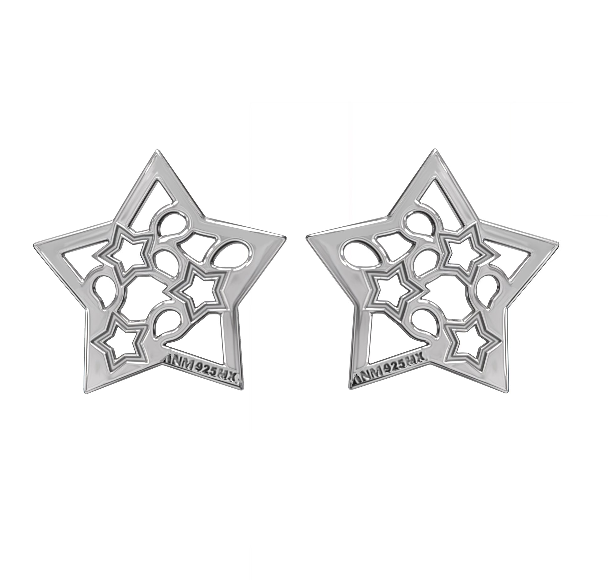 Broqueles Mujer Plata 925 Deseos Estrella Anamora por Tanya Moss - Tanya Moss